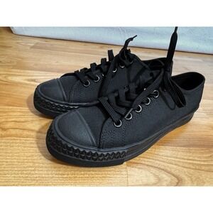 HOOD Rockets 66 LE Black Sneakers Low Men 5.5 Women 7.5